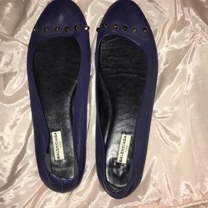 Studded Balenciaga Ballet Flats